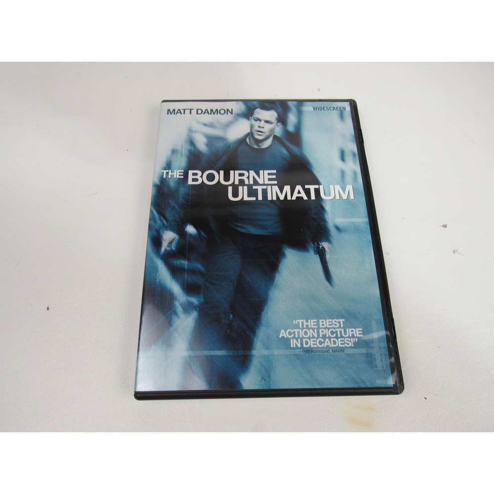 The Bourne Ultimatum DVD 2007 Widescreen Matt Damon Action Thriller Movie